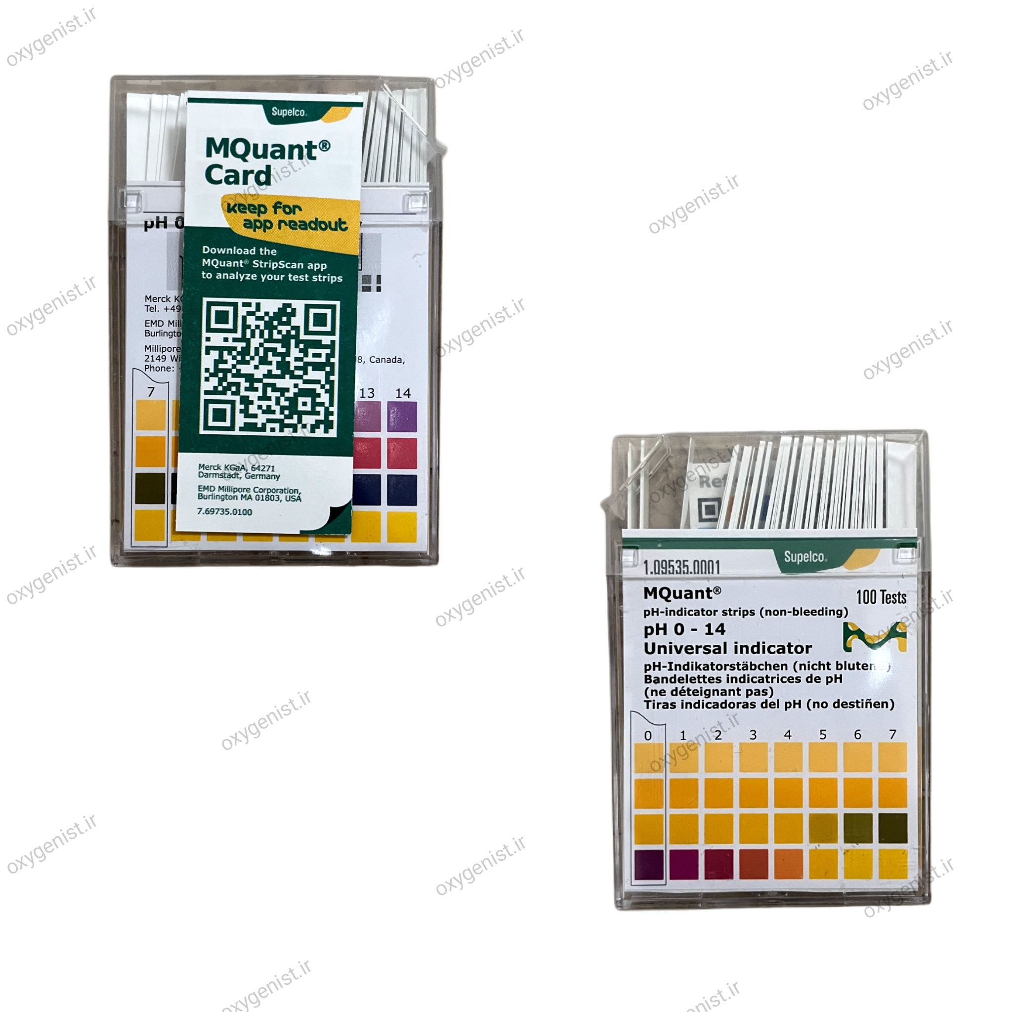 کاغذ ph مرک 0/14 (کاغذ Ph 0/14 مرک)